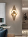 Crystal Gear Gold Wall Light - DWHOME