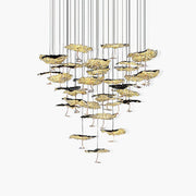 Brass Aviary Constellation Chandelier-DWHOME