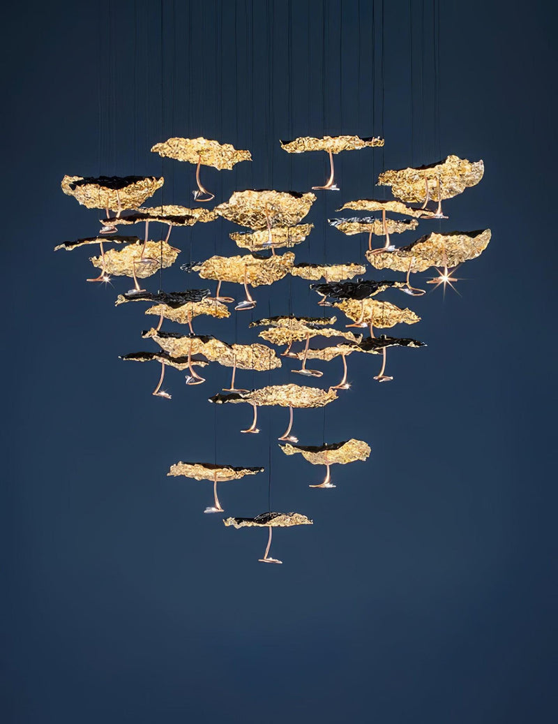 Brass Aviary Constellation Chandelier-DWHOME