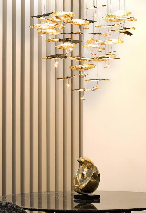 Brass Aviary Constellation Chandelier-DWHOME