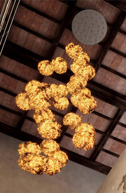 Brass Aviary Constellation Chandelier-DWHOME