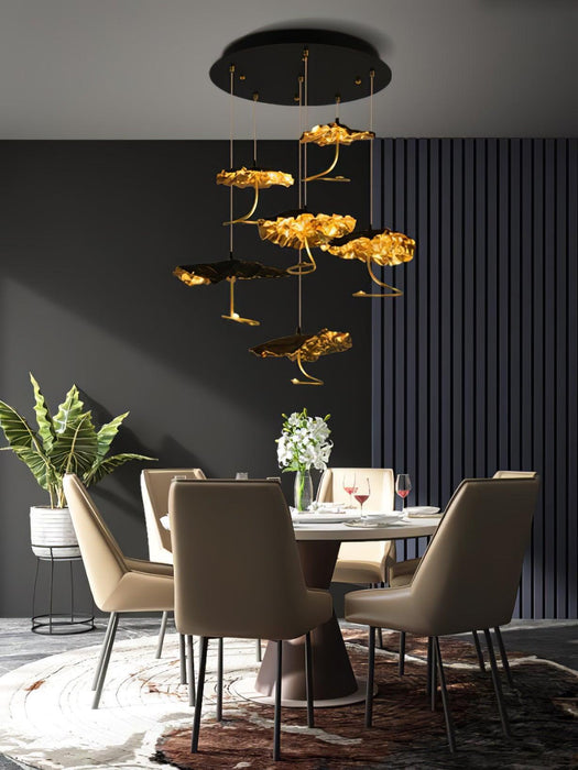 Brass Aviary Constellation Chandelier-DWHOME