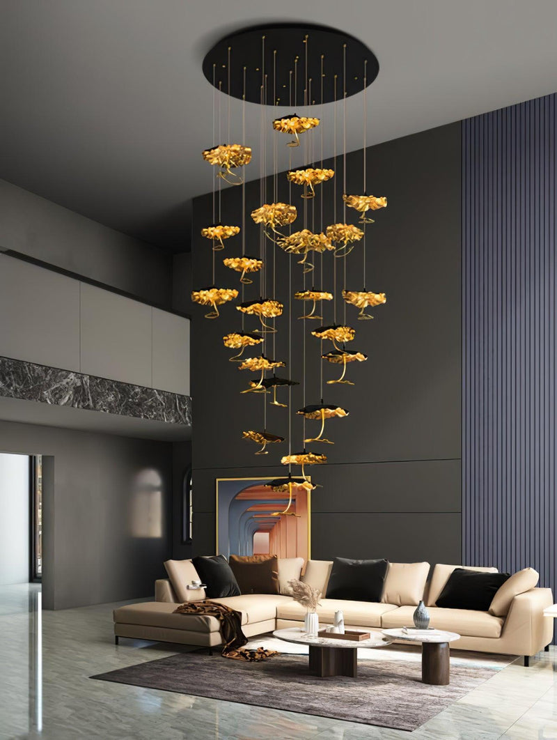Brass Aviary Constellation Chandelier-DWHOME