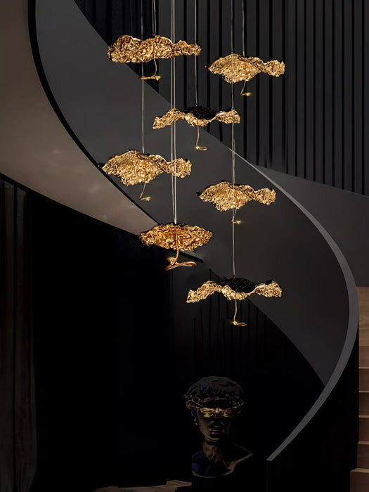 Brass Aviary Constellation Chandelier-DWHOME