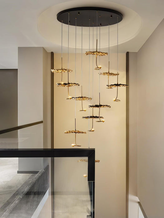 Brass Aviary Constellation Chandelier-DWHOME