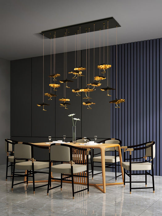 Brass Aviary Constellation Chandelier-DWHOME