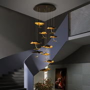 Brass Aviary Constellation Chandelier-DWHOME