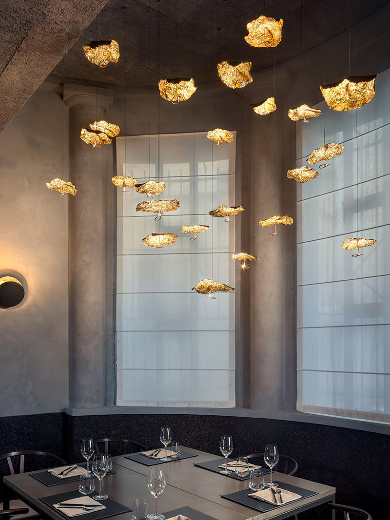 Brass Aviary Constellation Chandelier-DWHOME