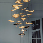 Brass Aviary Constellation Chandelier-DWHOME