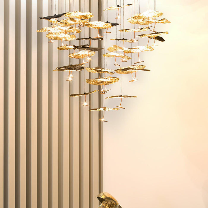 Brass Aviary Constellation Chandelier-DWHOME