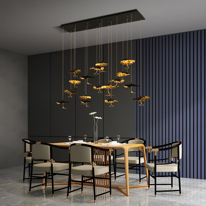 Brass Aviary Constellation Chandelier-DWHOME