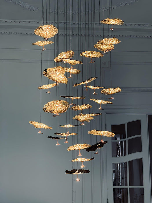 Brass Aviary Constellation Chandelier-DWHOME