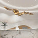 Gold Ribbon Chandelier-DWHOME