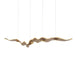 Gold Ribbon Chandelier-DWHOME