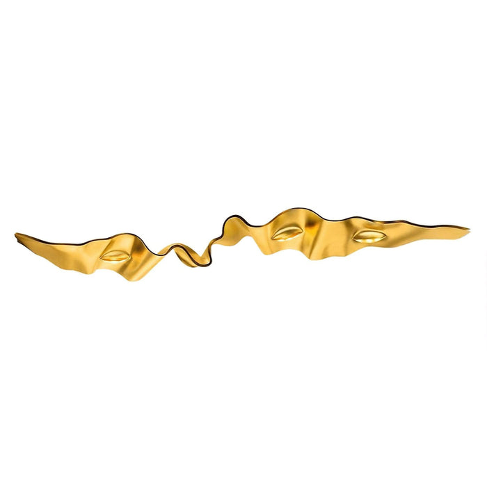 Gold Ribbon Chandelier-DWHOME