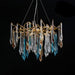 Gold Round Teardrop Chandelier - DWHOME