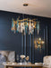 Gold Round Teardrop Chandelier - DWHOME