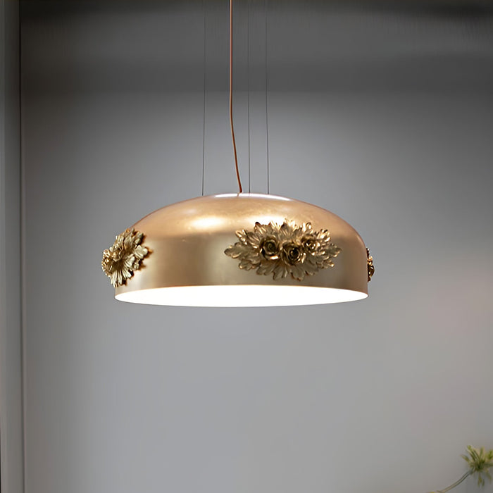 Gold Tuzzi Pendant Light.