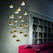 Gold Tuzzi Pendant Light-DWHOME
