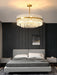 Gold & Clear Rod Chandelier-DWHOME