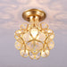 Golden Bloom Ceiling Light-DWHOME