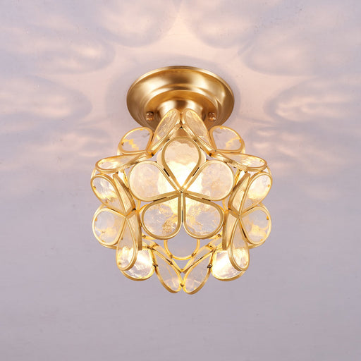 Golden Bloom Ceiling Light-DWHOME