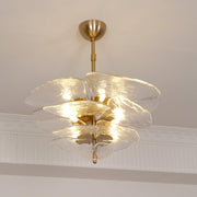 Petals Gold Murano Chandelier-DWHOME