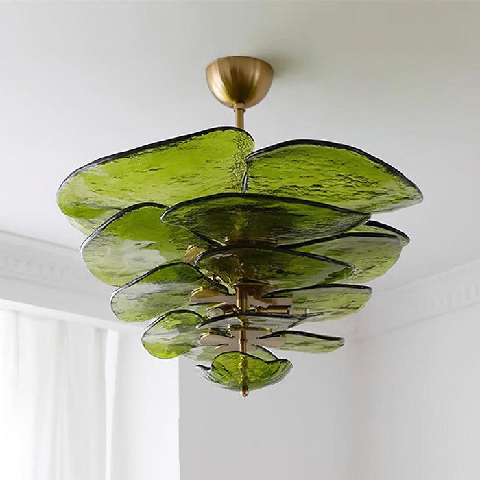 Petals Gold Murano Chandelier - DWHOME