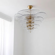 Petals Gold Murano Chandelier-DWHOME