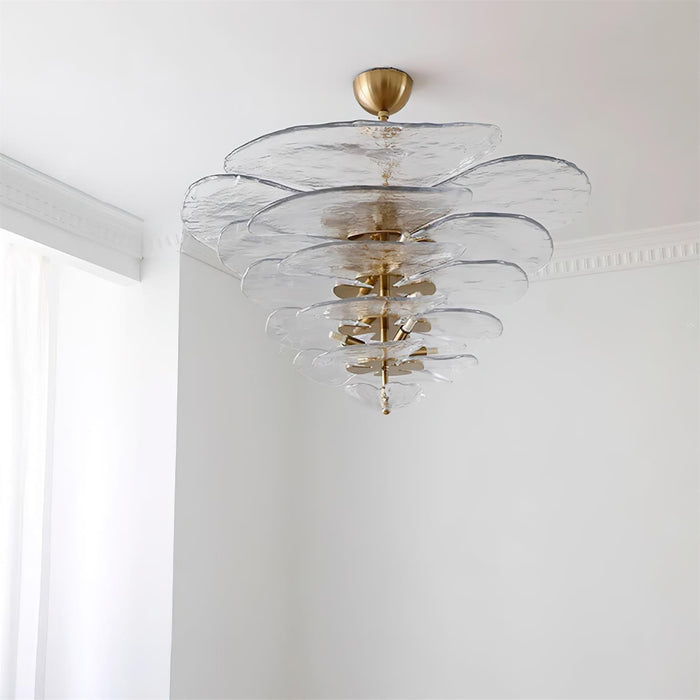 Petals Gold Murano Chandelier - DWHOME