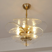 Petals Gold Murano Chandelier-DWHOME
