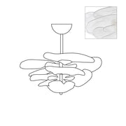 Petals Gold Murano Chandelier-DWHOME