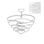 Petals Gold Murano Chandelier-DWHOME
