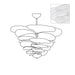 Petals Gold Murano Chandelier-DWHOME