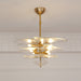 Petals Gold Murano Chandelier-DWHOME