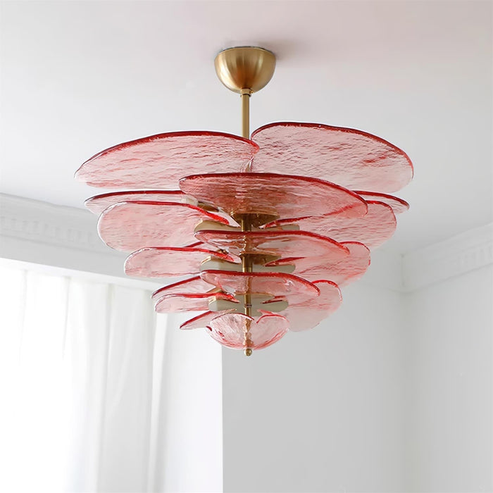 Petals Gold Murano Chandelier-DWHOME