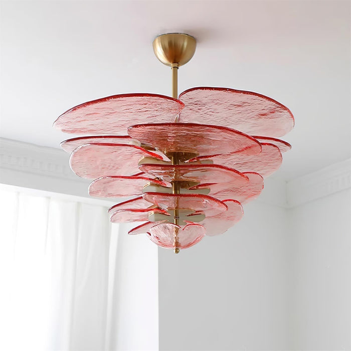 Petals Gold Murano Chandelier - DWHOME