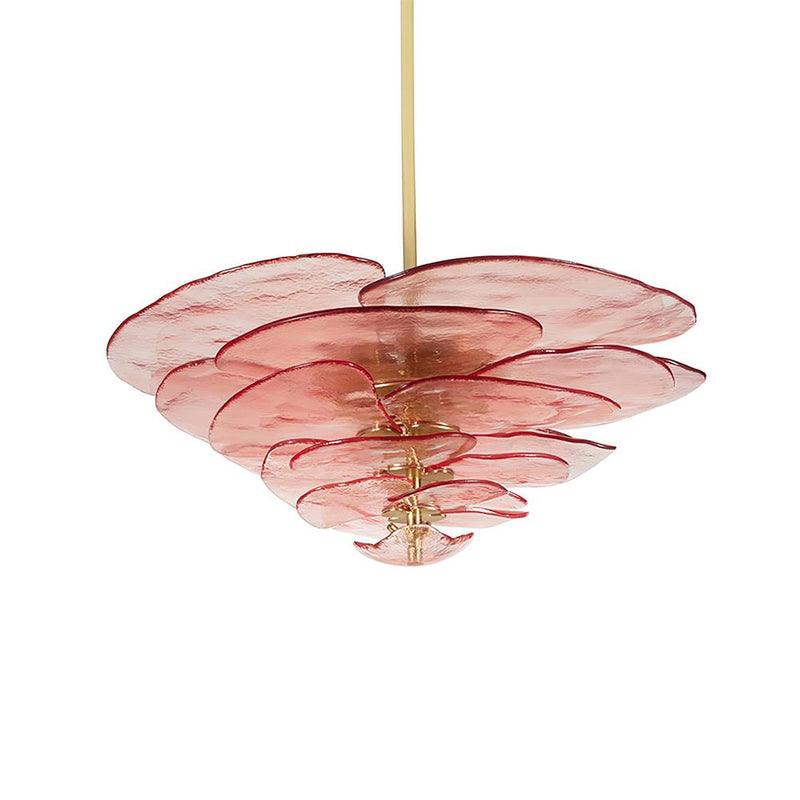 Petals Gold Murano Chandelier-DWHOME