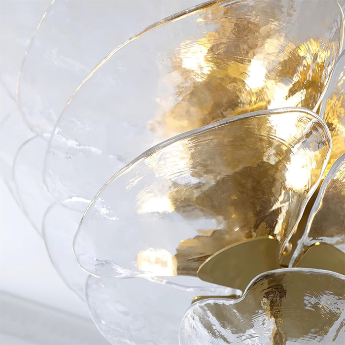 Petals Gold Murano Chandelier-DWHOME