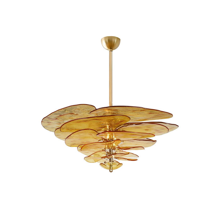Petals Gold Murano Chandelier-DWHOME