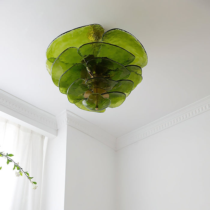 Petals Gold Murano Chandelier-DWHOME