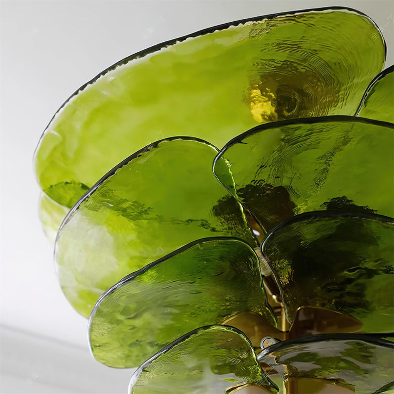 Petals Gold Murano Chandelier-DWHOME