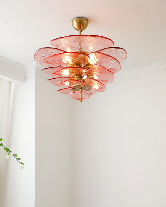 Petals Gold Murano Chandelier - DWHOME