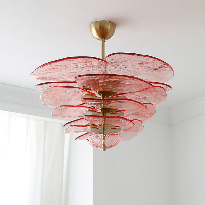 Petals Gold Murano Chandelier-DWHOME