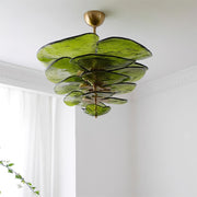 Petals Gold Murano Chandelier-DWHOME
