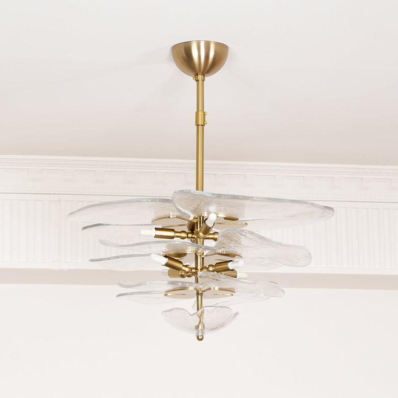 Petals Gold Murano Chandelier-DWHOME