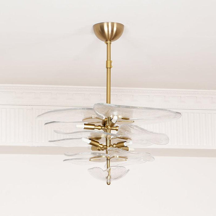 Petals Gold Murano Chandelier - DWHOME