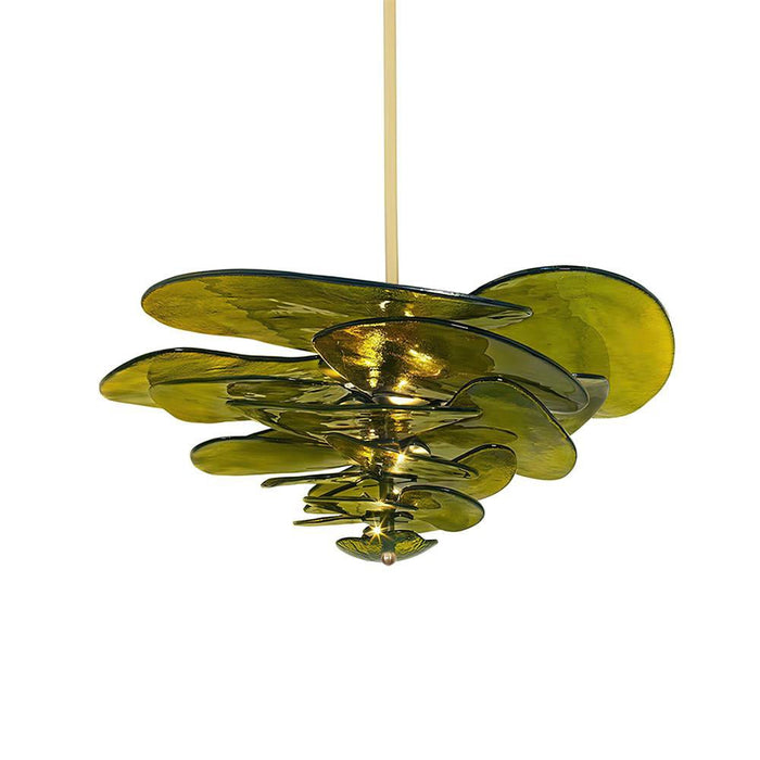 Petals Gold Murano Chandelier-DWHOME