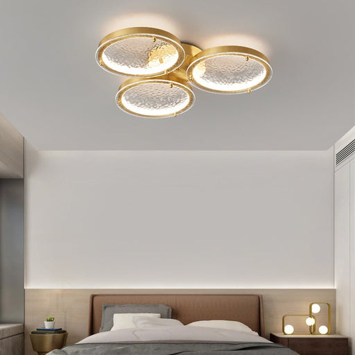 Golden Rings Ceiling Light.