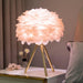 Goose Feather Table Lamp-DWHOME